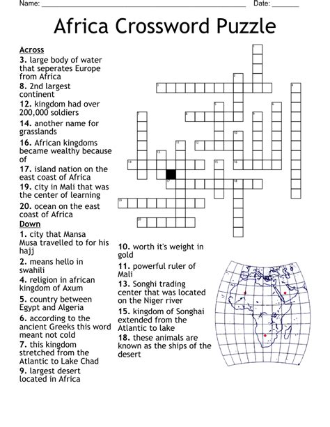 Click the answer to find similar crossword clues. . African expanse crossword clue